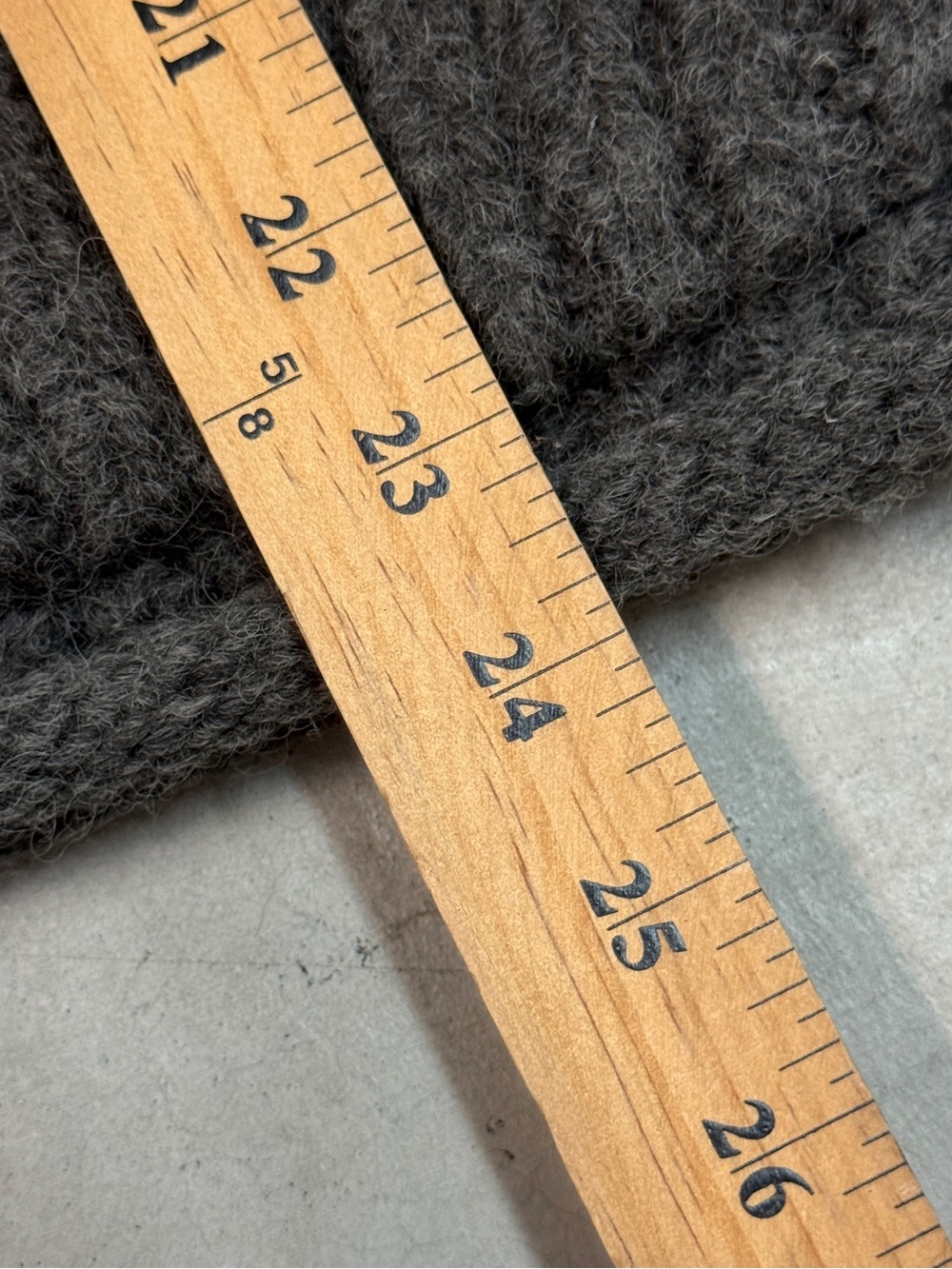 Simple Project Ribbed Knit Cardigan, Charcoal Grey - Picture 6 of 7